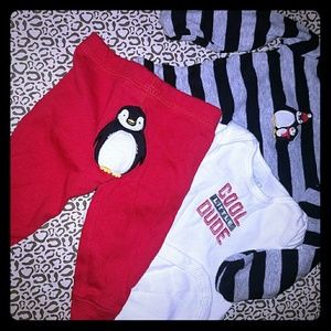 ⭐️ $SALE 3 piece adorable carter set SIZE NB